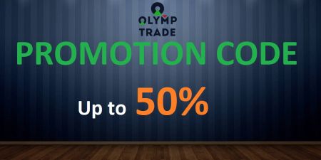 Código promocional da Olymp Trade - até 50% de bônus