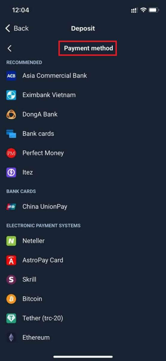 Hoe u kunt storten en handelen bij Olymptrade