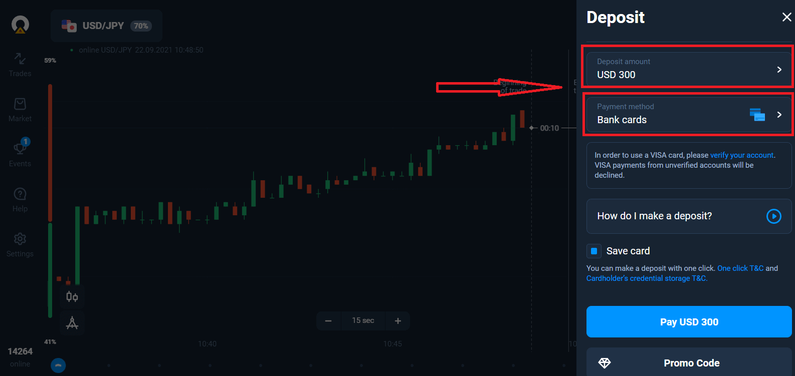 Hoe u kunt storten en handelen bij Olymptrade