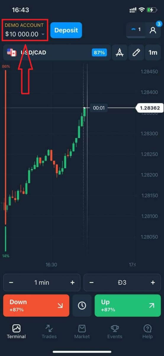 Como abrir uma conta de negociação na Olymptrade