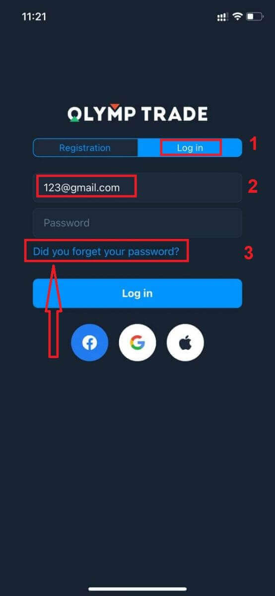 Jinsi ya Kusajili na Kuingia Akaunti katika Olymptrade