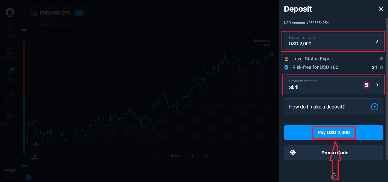 Olymp Tradeでデモ口座に登録して取引を開始する方法 Olymp Tradeでデモ口座に登録して取引を開始する方法