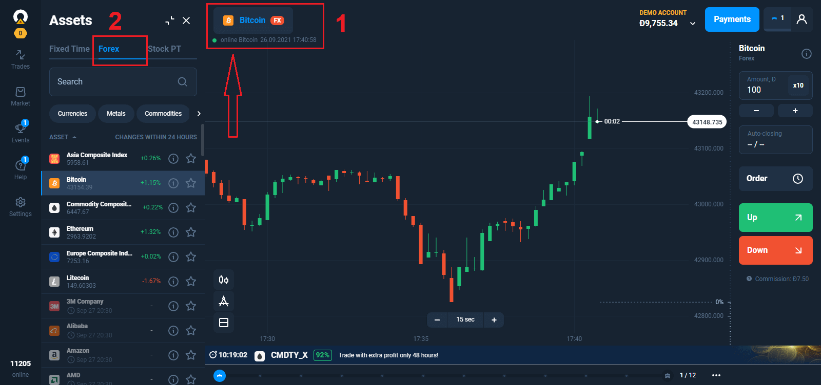 Cómo registrarse y operar en Forex en Olymptrade