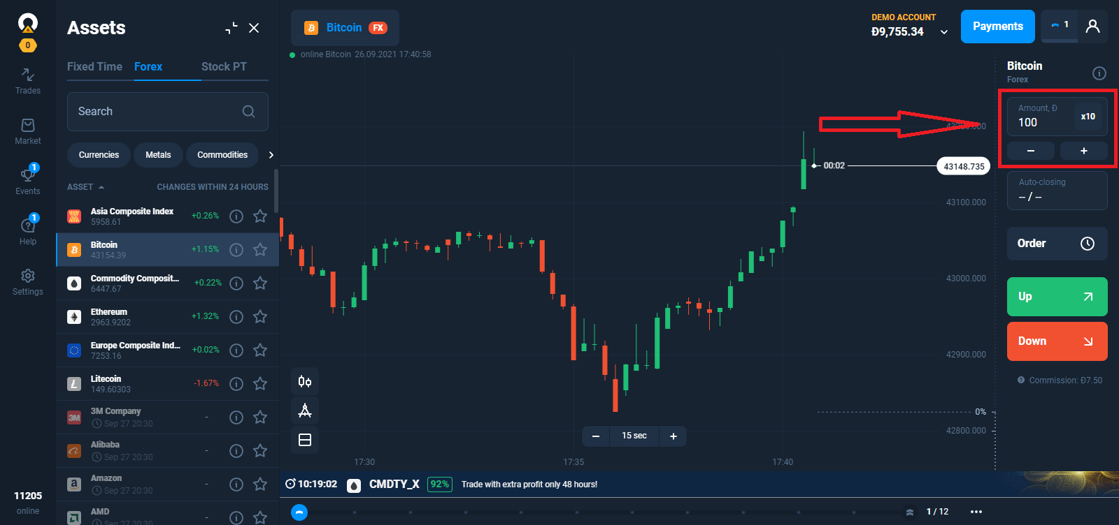 Cómo registrarse y operar en Forex en Olymptrade