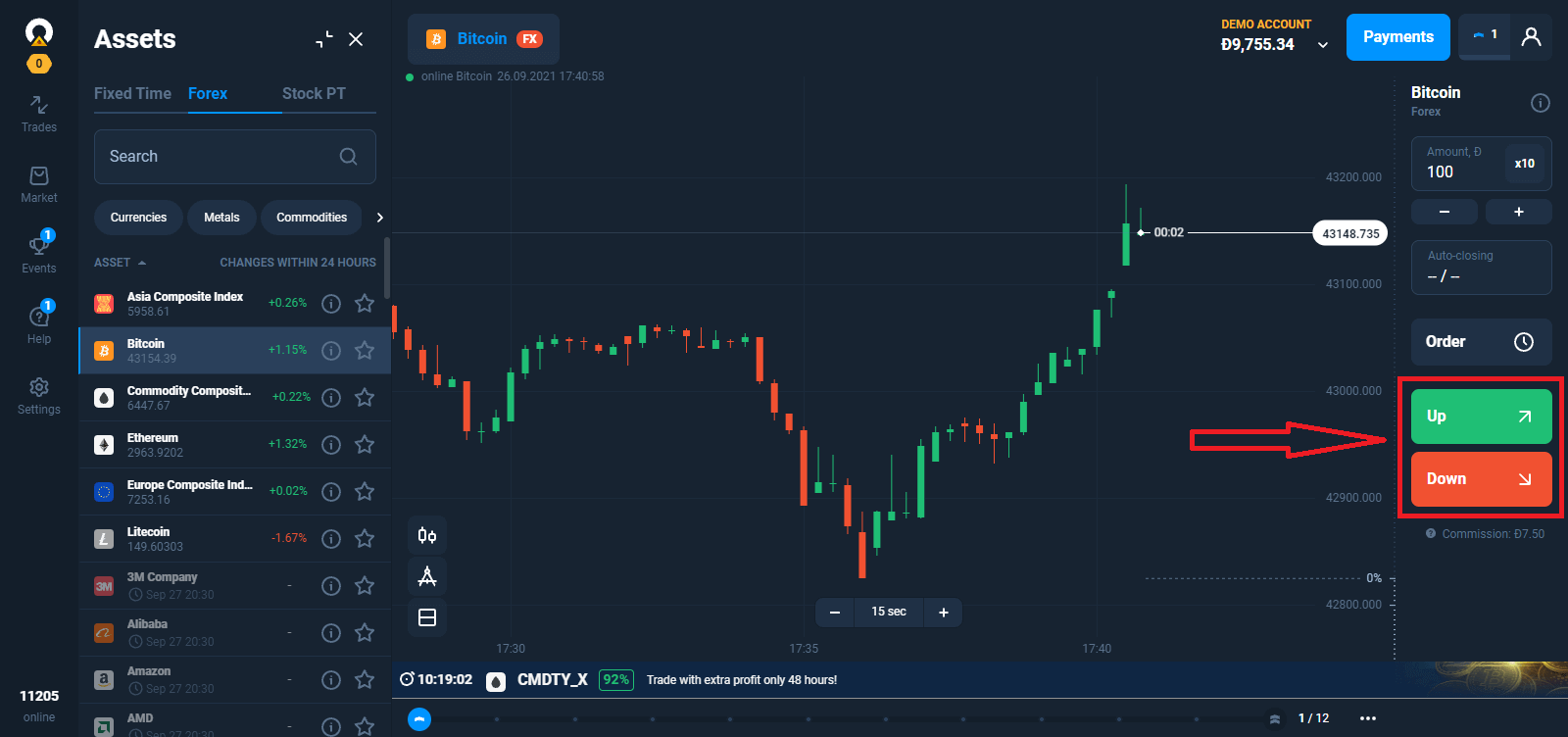 Cómo registrarse y operar en Forex en Olymptrade