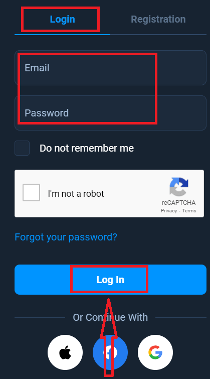Hoe om aan te meld en geld van Olymptrade te onttrek Hoe om aan te meld en geld van Olymptrade te onttrek