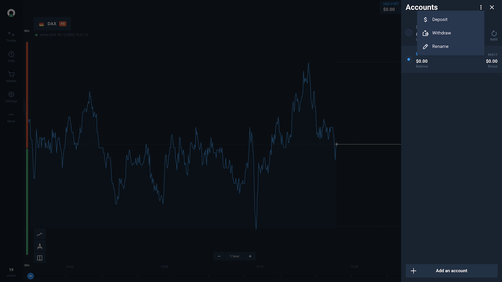 Was ist die Multi-Konten-Funktion bei Olymptrade? Welche Vorteile bietet sie?