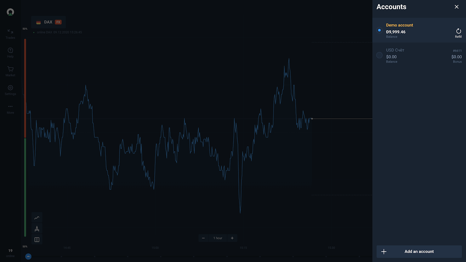 Was ist die Multi-Konten-Funktion bei Olymptrade? Welche Vorteile bietet sie?