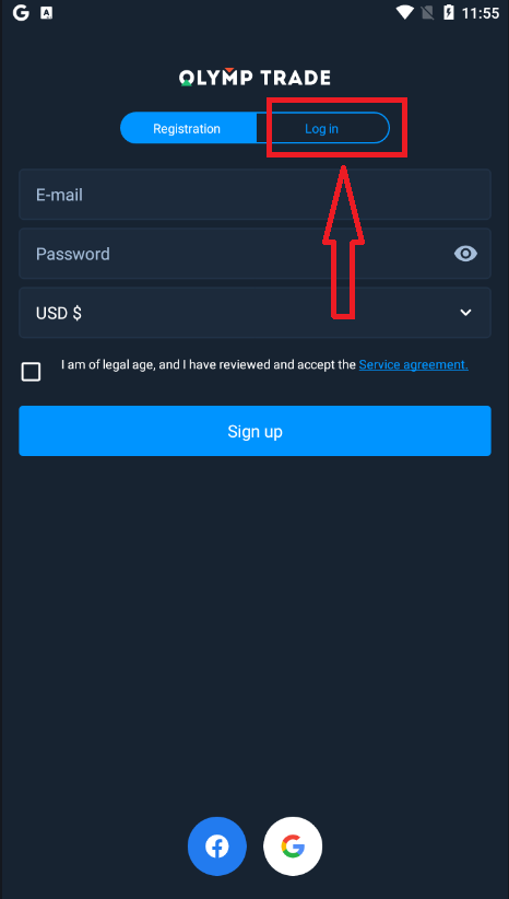How to Sign Up and Login Account in Olymp Trade
